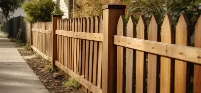 Strong timber fence installed for a property in Bundaberg