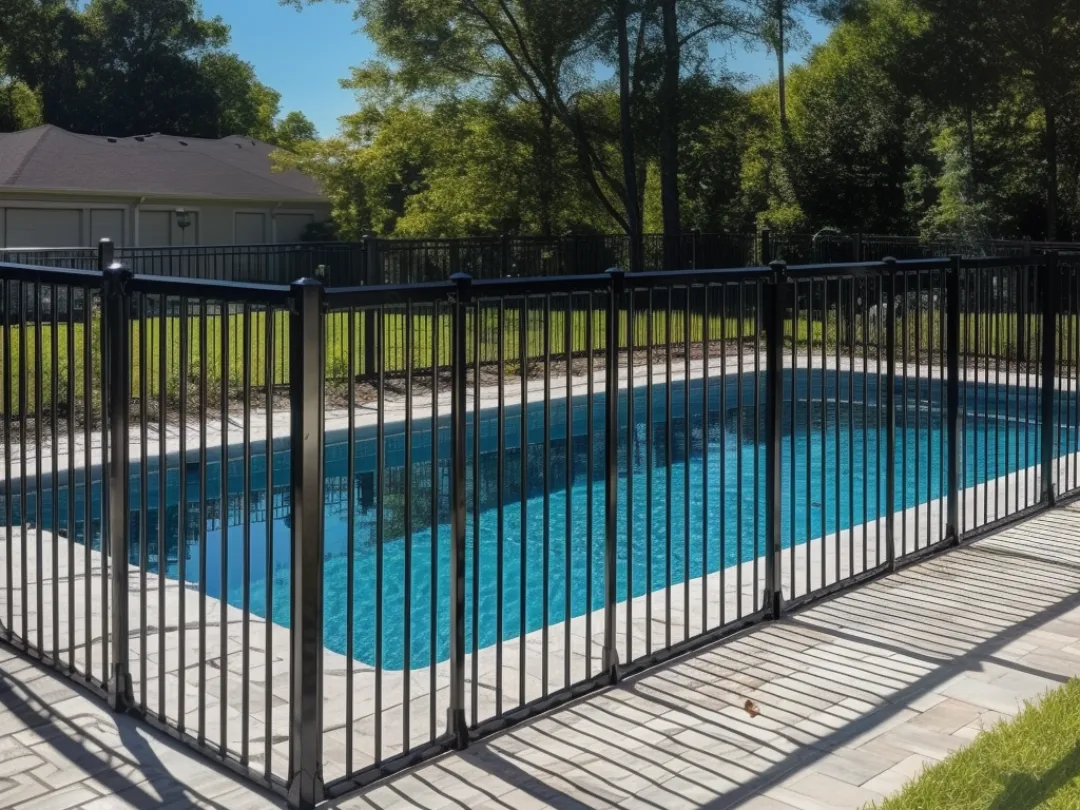 Secured aluminium pool fence for a small backyard pool in Bundaberg